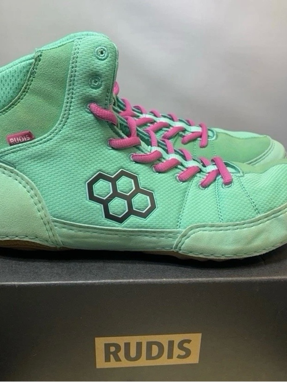 Rudis Colt 3.0 Men’s Wrestling Shoes -  Teal - Size 11.5 Pre Owned